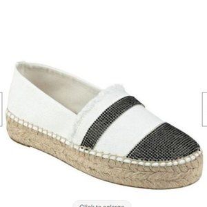 NIB Kendall & Kylie Jules Platform Espadrille Flat with Rhinestones size 6